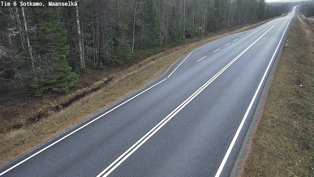 Kelikamerat Kuva Tie 6 Sotkamo, Maanselkä, Sotkamo, Kainuu