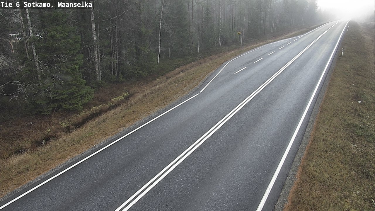 Kelikamerat Kuva Tie 6 Sotkamo, Maanselkä, Sotkamo, Kainuu