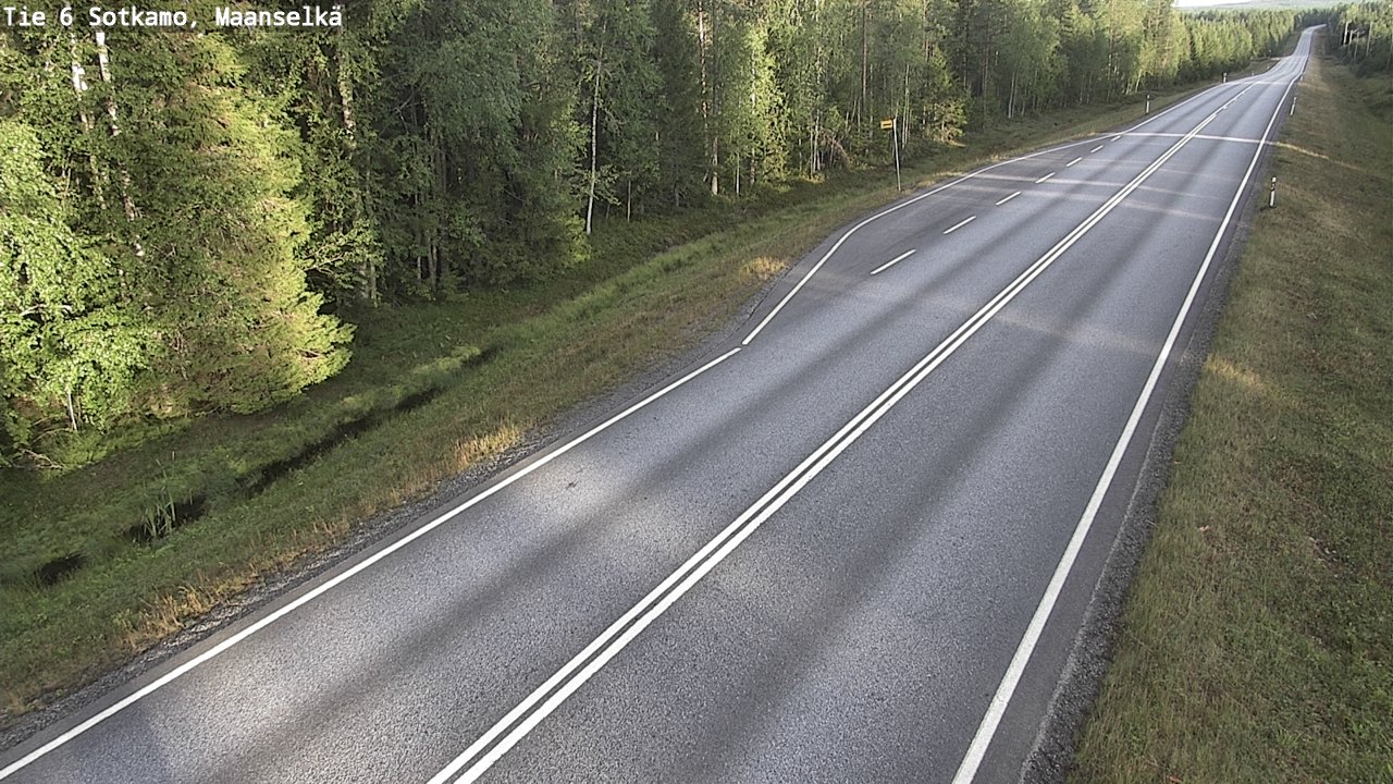 Weather Camera Image Road 6 Sotkamo, Maanselkä, Sotkamo, Kainuu