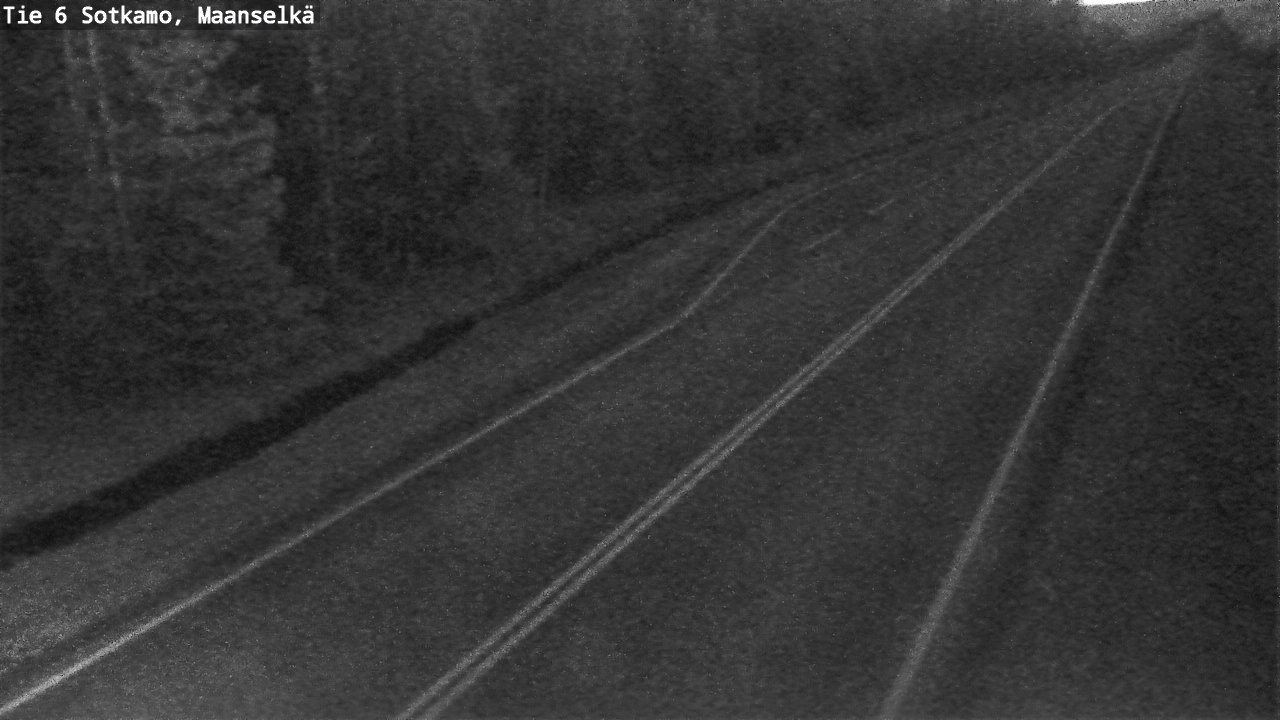 Weather Camera Image Väg 6 Sotkamo, Maanselkä, Sotkamo, Kainuu
