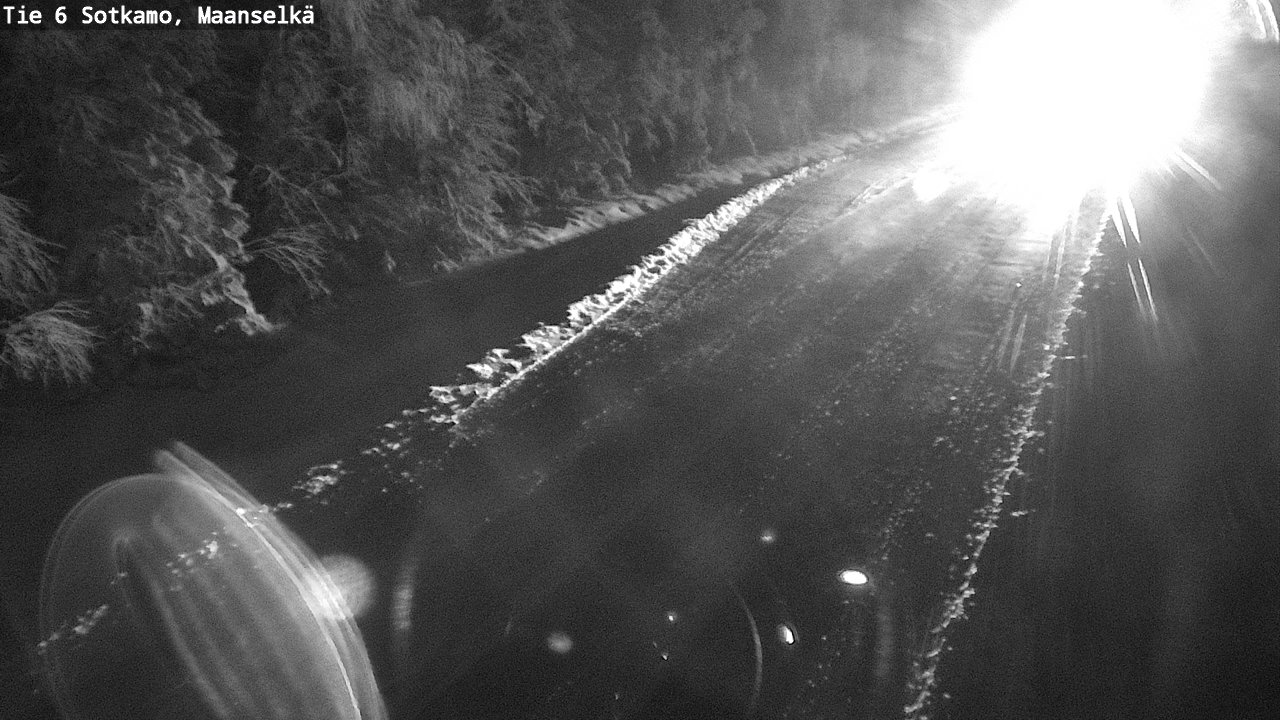 Weather Camera Image Väg 6 Sotkamo, Maanselkä, Sotkamo, Kainuu