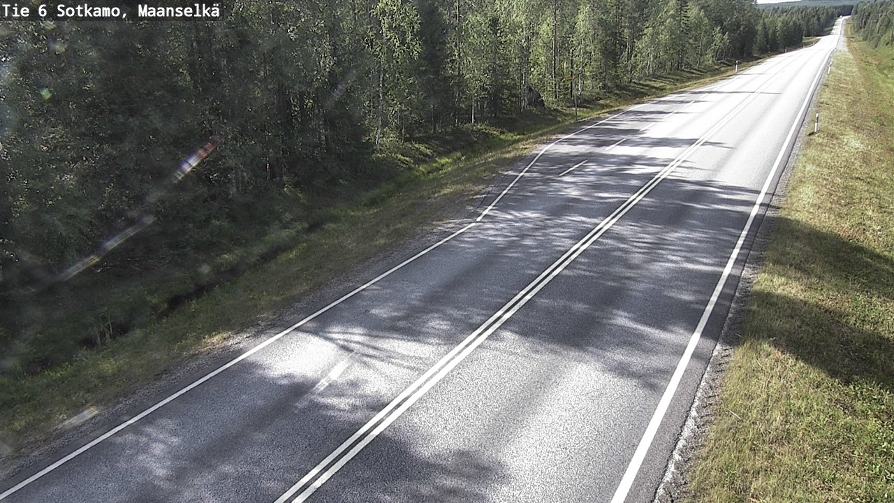 Kelikamerat Kuva Tie 6 Sotkamo, Maanselkä, Sotkamo, Kainuu