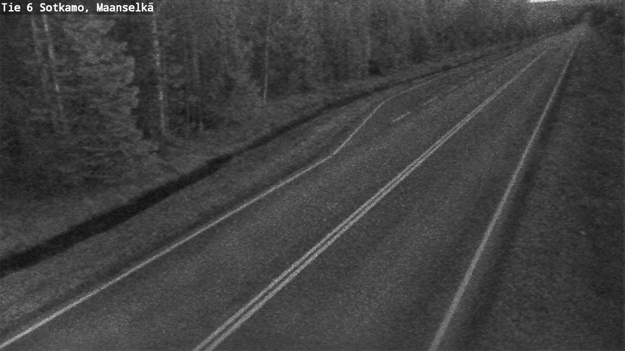Weather Camera Image Väg 6 Sotkamo, Maanselkä, Sotkamo, Kainuu