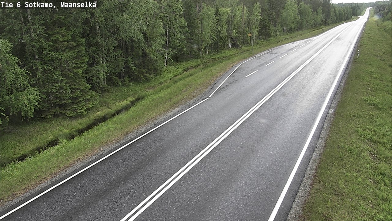 Kelikamerat Kuva Tie 6 Sotkamo, Maanselkä, Sotkamo, Kainuu