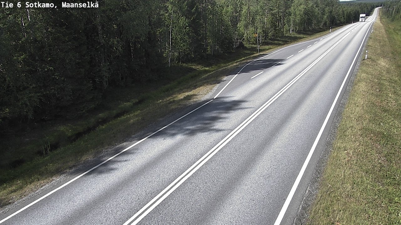Kelikamerat Kuva Tie 6 Sotkamo, Maanselkä, Sotkamo, Kainuu