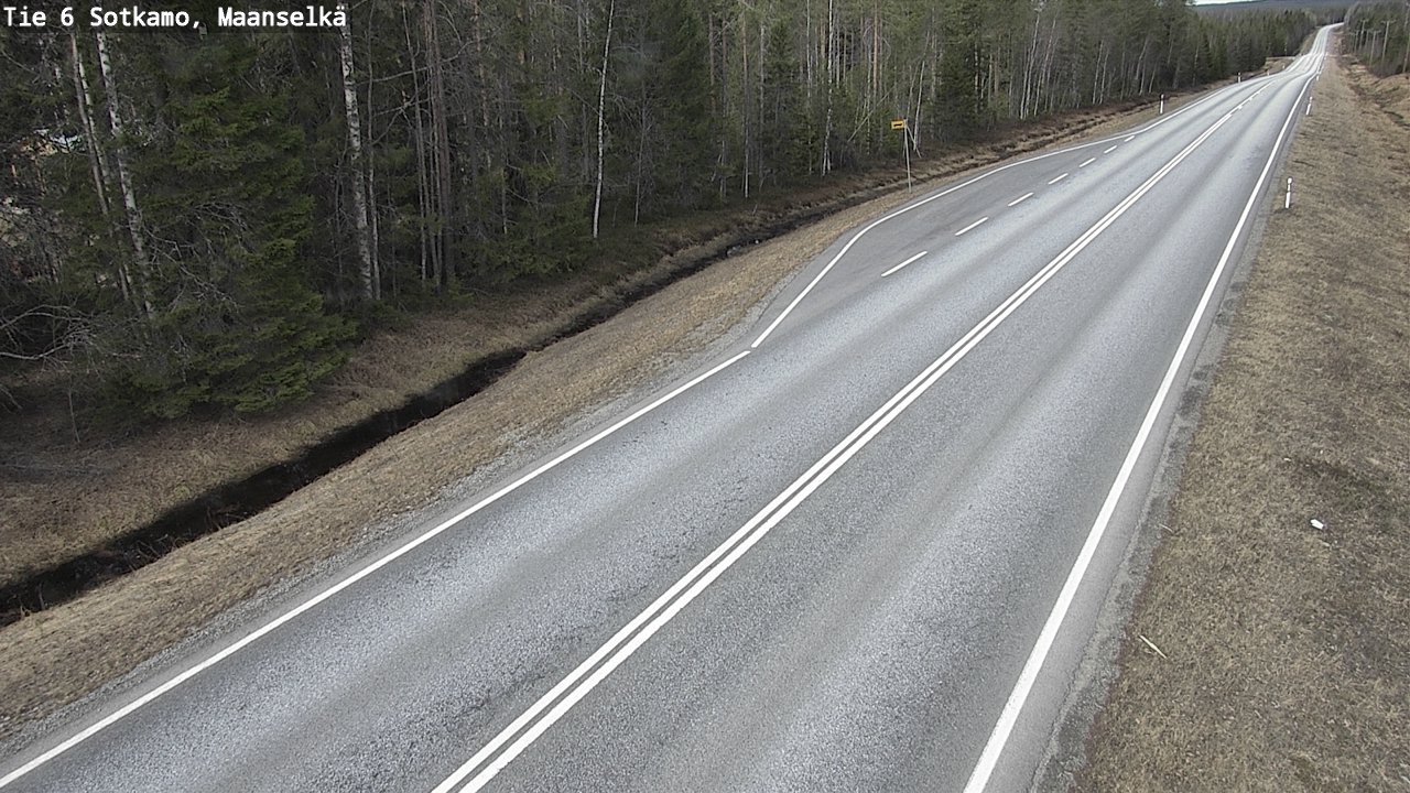 Weather Camera Image Road 6 Sotkamo, Maanselkä, Sotkamo, Kainuu