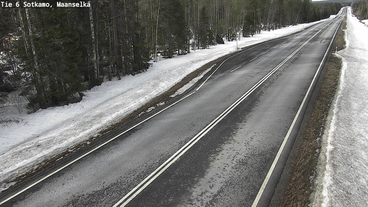 Weather Camera Image Road 6 Sotkamo, Maanselkä, Sotkamo, Kainuu