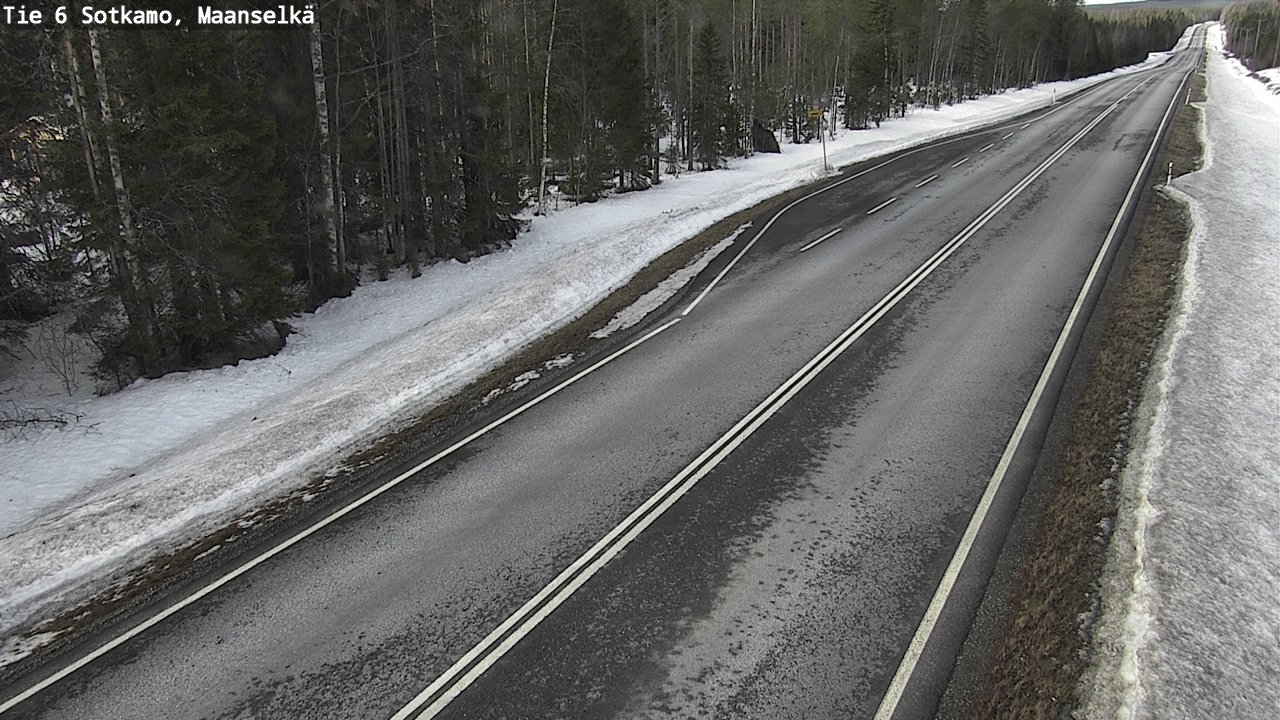 Weather Camera Image Road 6 Sotkamo, Maanselkä, Sotkamo, Kainuu