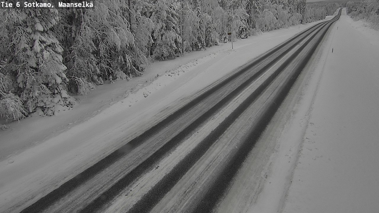 Weather Camera Image Road 6 Sotkamo, Maanselkä, Sotkamo, Kainuu
