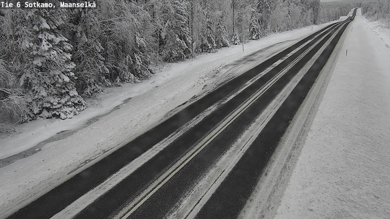 Kelikamerat Kuva Tie 6 Sotkamo, Maanselkä, Sotkamo, Kainuu