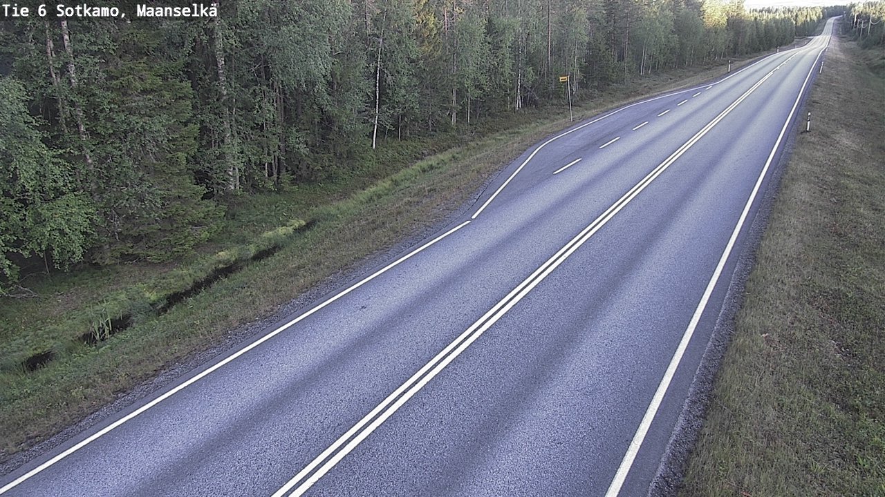 Weather Camera Image Road 6 Sotkamo, Maanselkä, Sotkamo, Kainuu