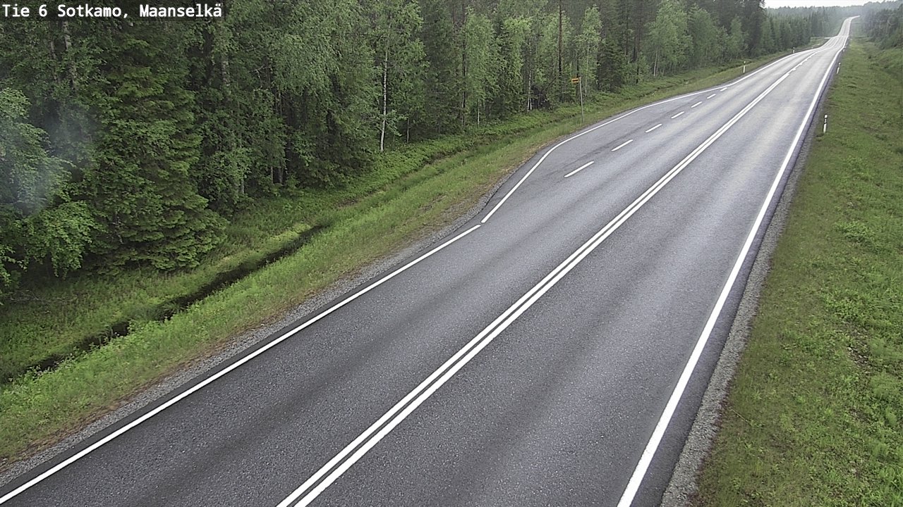 Kelikamerat Kuva Tie 6 Sotkamo, Maanselkä, Sotkamo, Kainuu