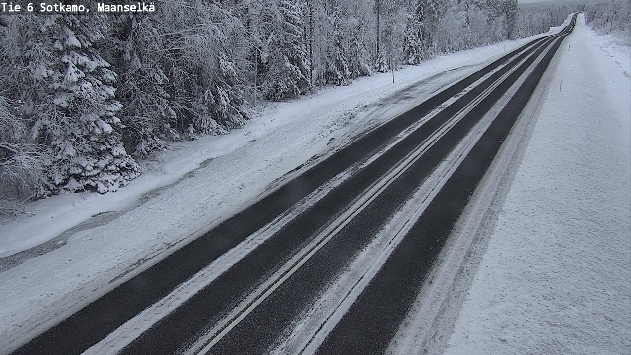 Kelikamerat Kuva Tie 6 Sotkamo, Maanselkä, Sotkamo, Kainuu