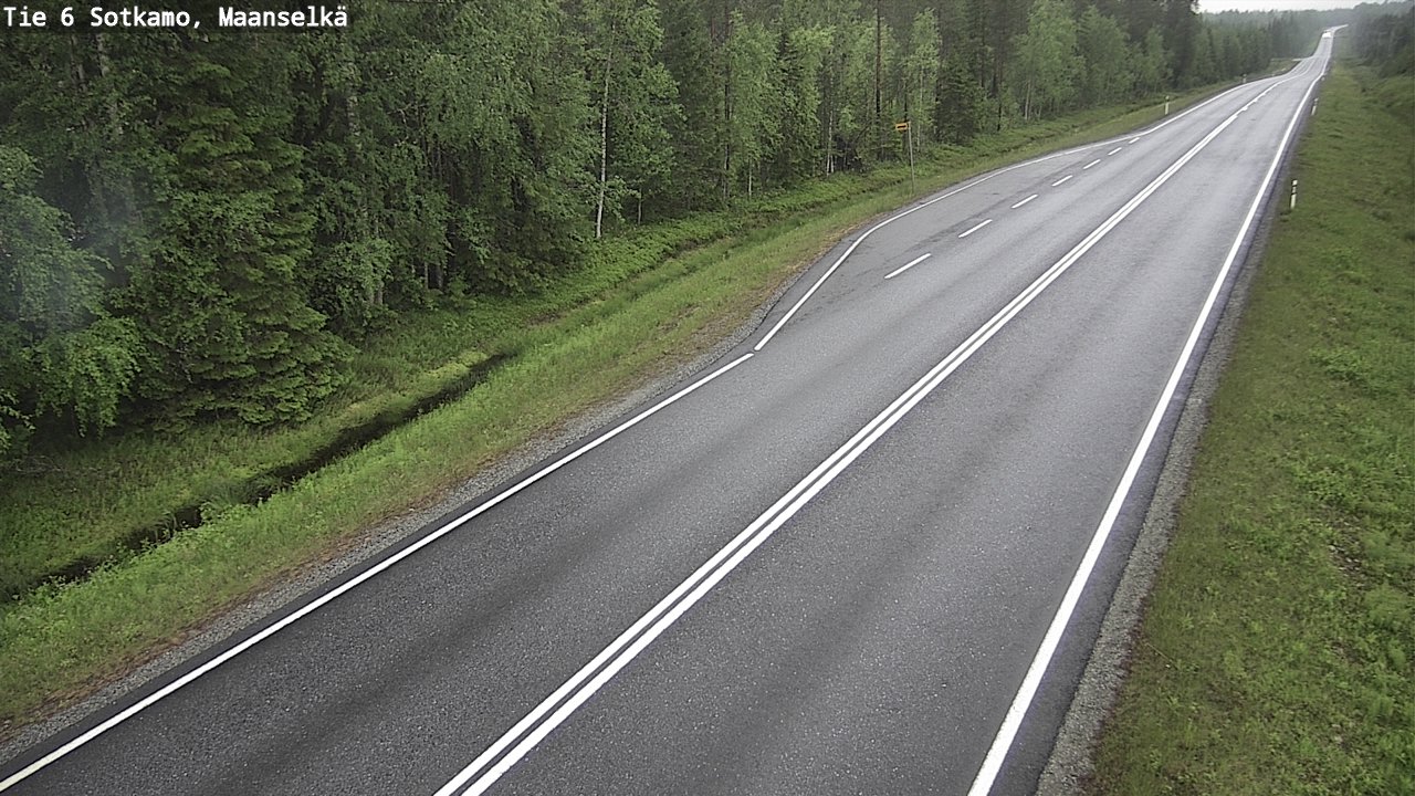 Kelikamerat Kuva Tie 6 Sotkamo, Maanselkä, Sotkamo, Kainuu