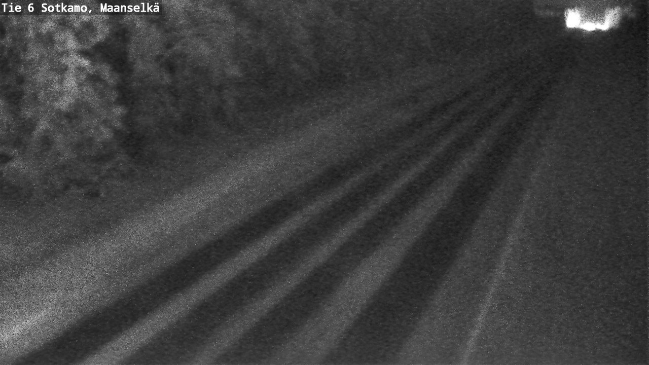 Weather Camera Image Väg 6 Sotkamo, Maanselkä, Sotkamo, Kainuu
