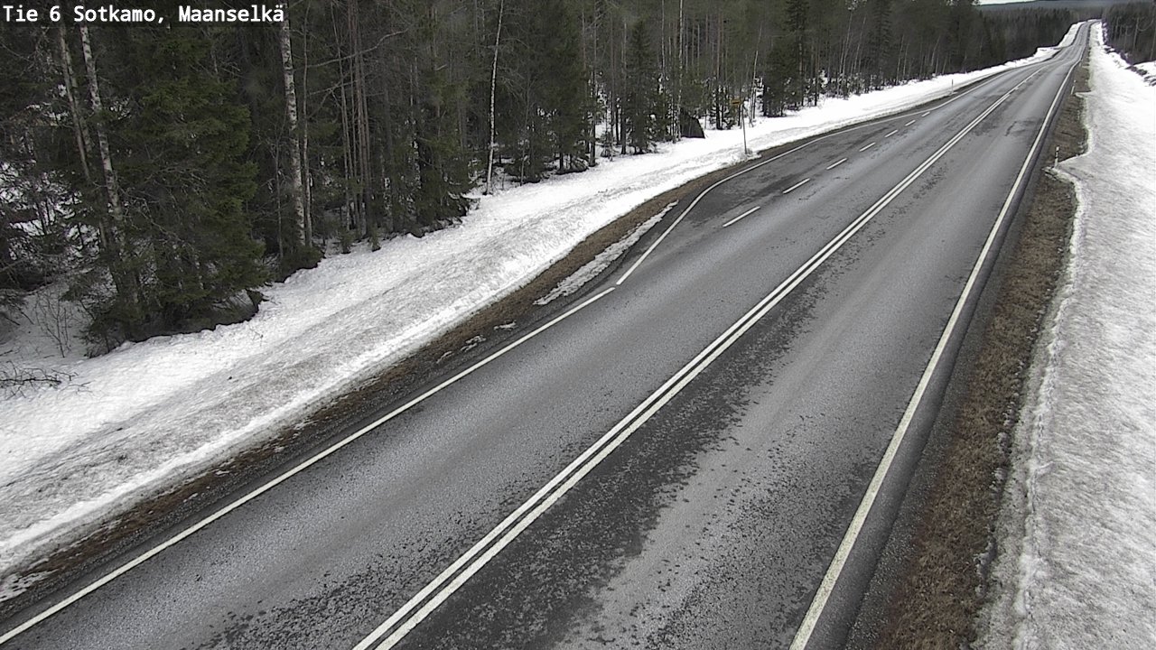 Weather Camera Image Road 6 Sotkamo, Maanselkä, Sotkamo, Kainuu