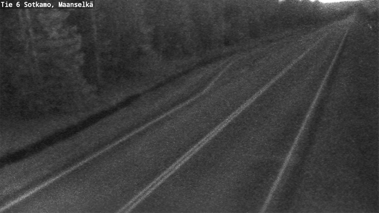 Weather Camera Image Väg 6 Sotkamo, Maanselkä, Sotkamo, Kainuu