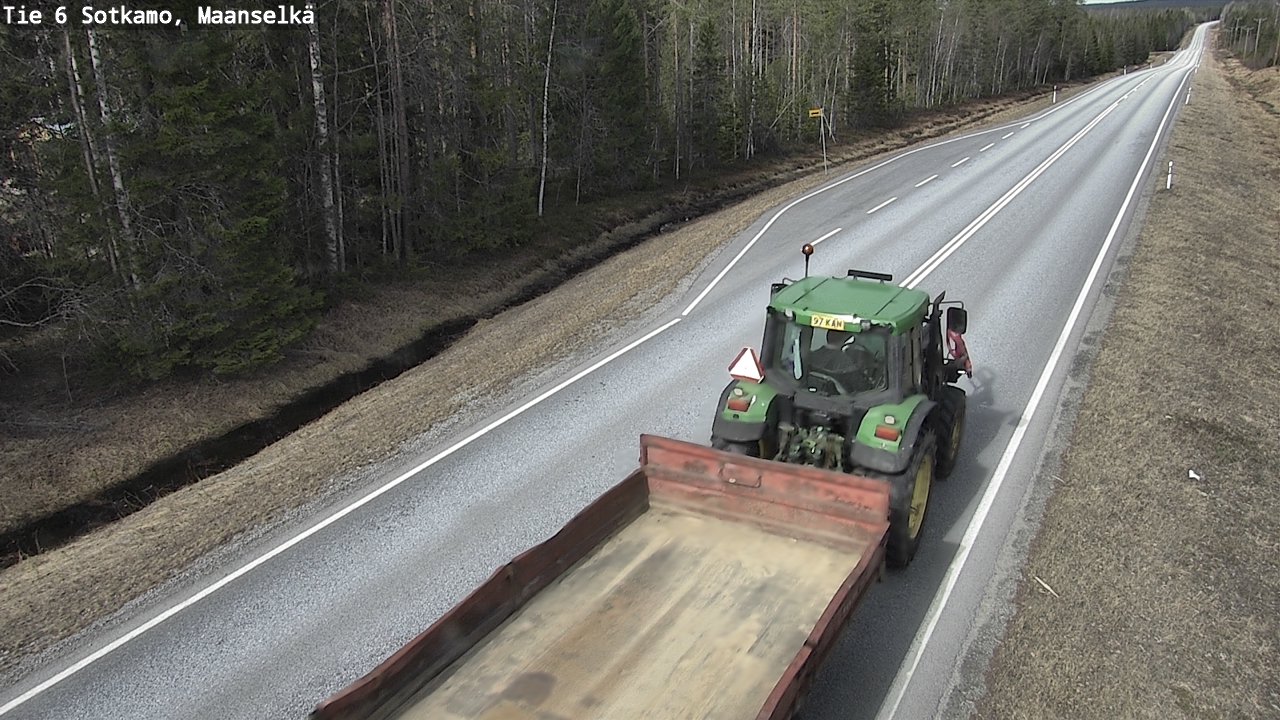 Weather Camera Image Road 6 Sotkamo, Maanselkä, Sotkamo, Kainuu
