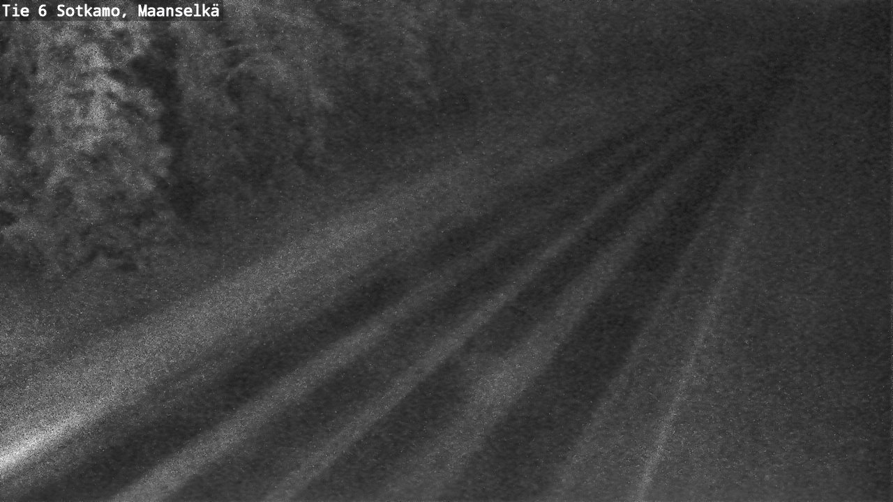 Weather Camera Image Väg 6 Sotkamo, Maanselkä, Sotkamo, Kainuu