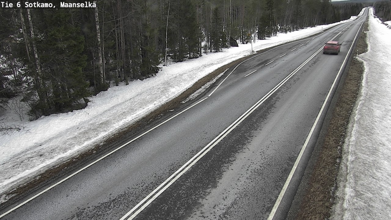 Weather Camera Image Road 6 Sotkamo, Maanselkä, Sotkamo, Kainuu