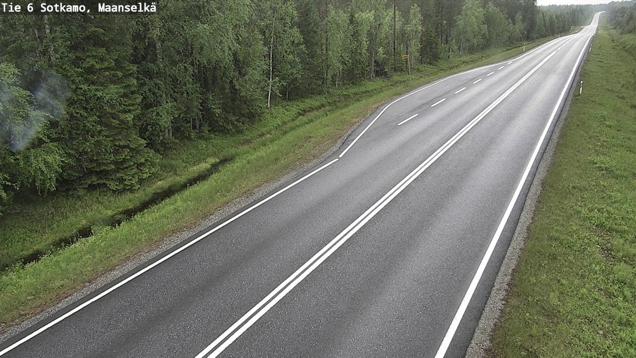 Weather Camera Image Road 6 Sotkamo, Maanselkä, Sotkamo, Kainuu