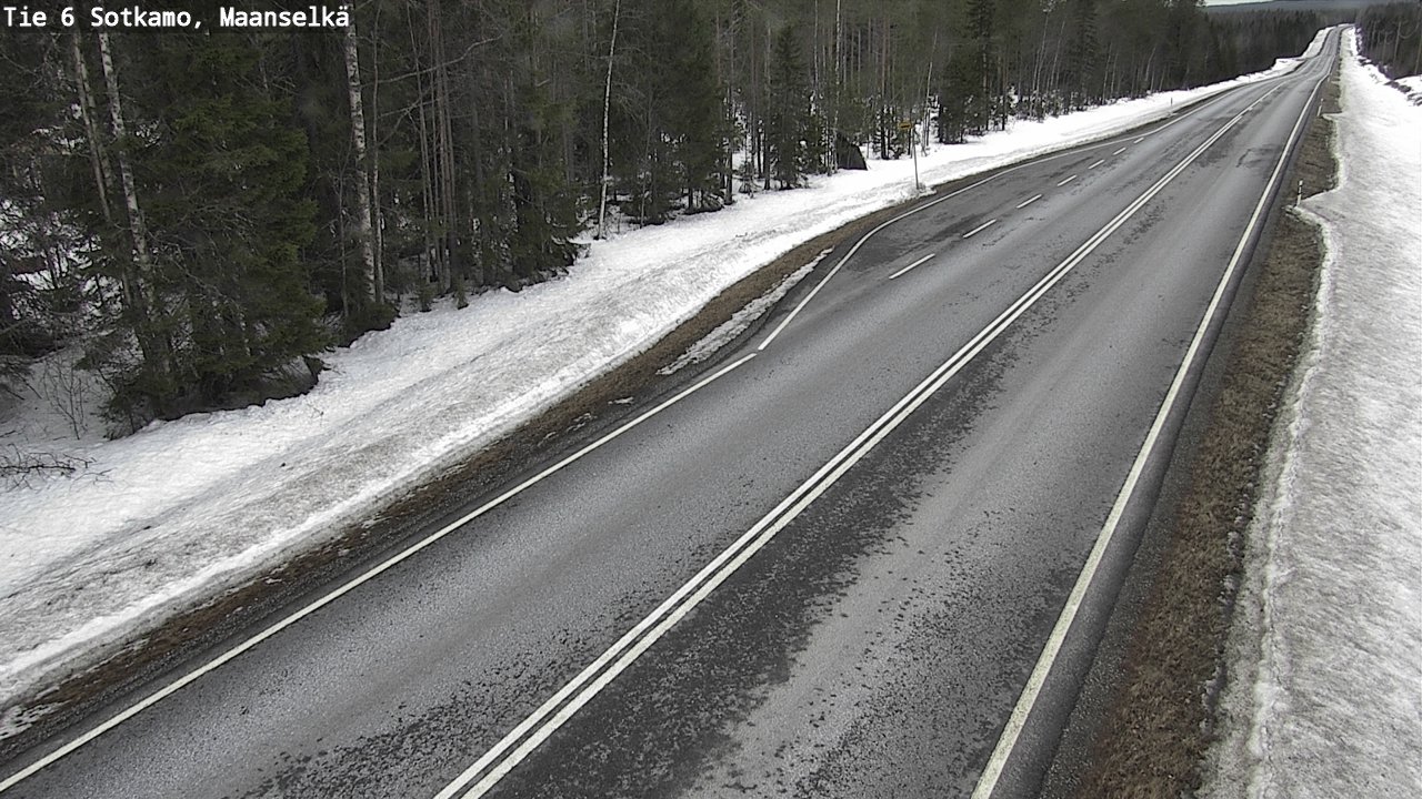 Weather Camera Image Road 6 Sotkamo, Maanselkä, Sotkamo, Kainuu