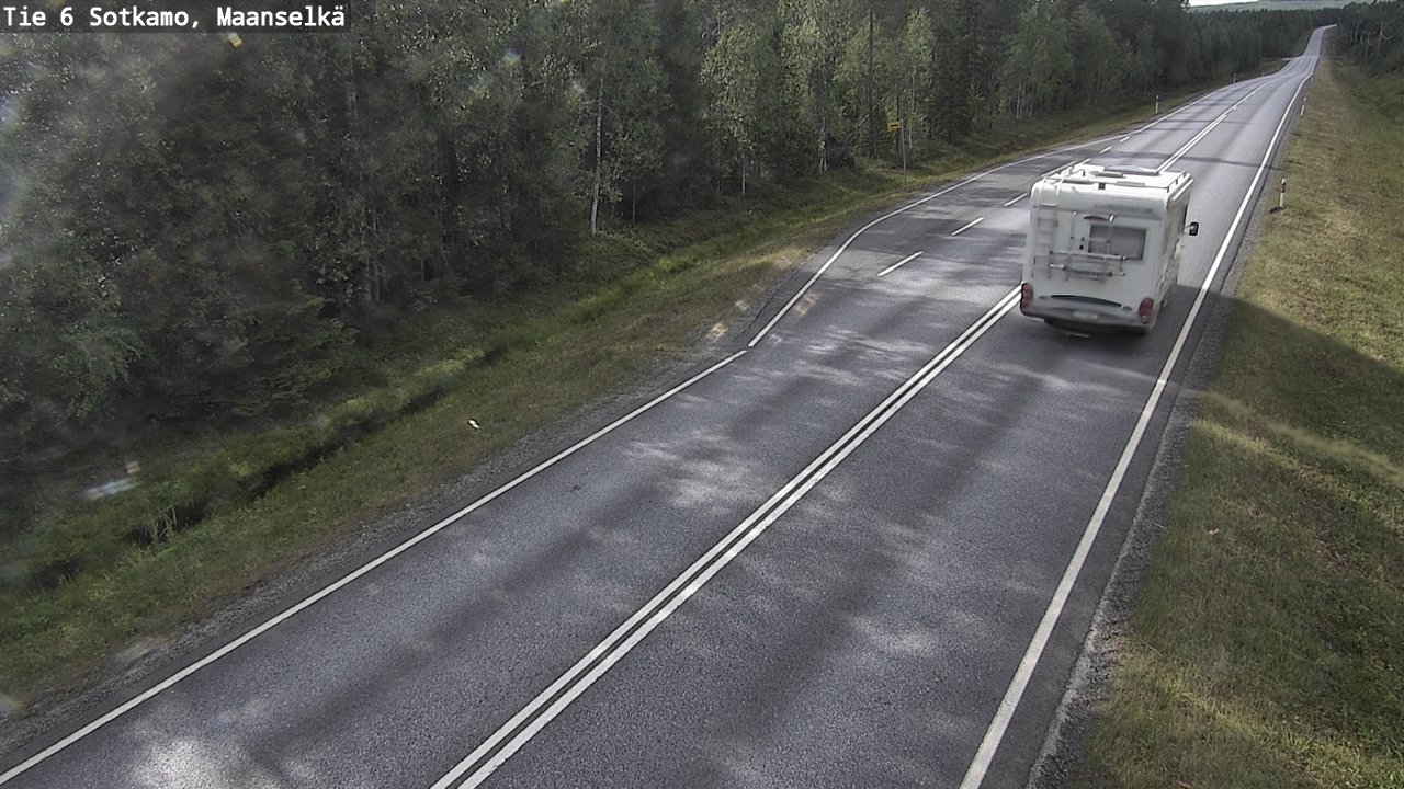 Kelikamerat Kuva Tie 6 Sotkamo, Maanselkä, Sotkamo, Kainuu