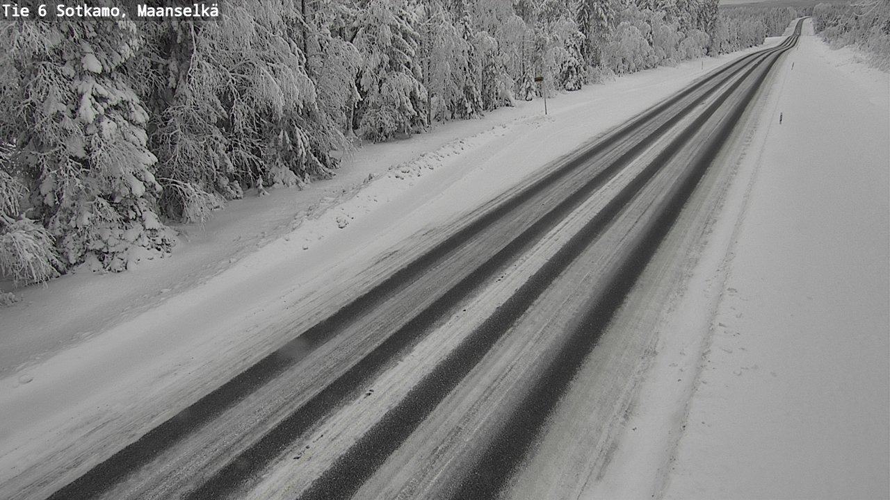 Weather Camera Image Väg 6 Sotkamo, Maanselkä, Sotkamo, Kainuu