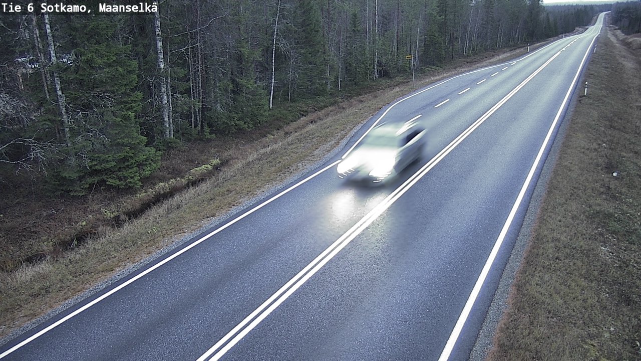 Kelikamerat Kuva Tie 6 Sotkamo, Maanselkä, Sotkamo, Kainuu