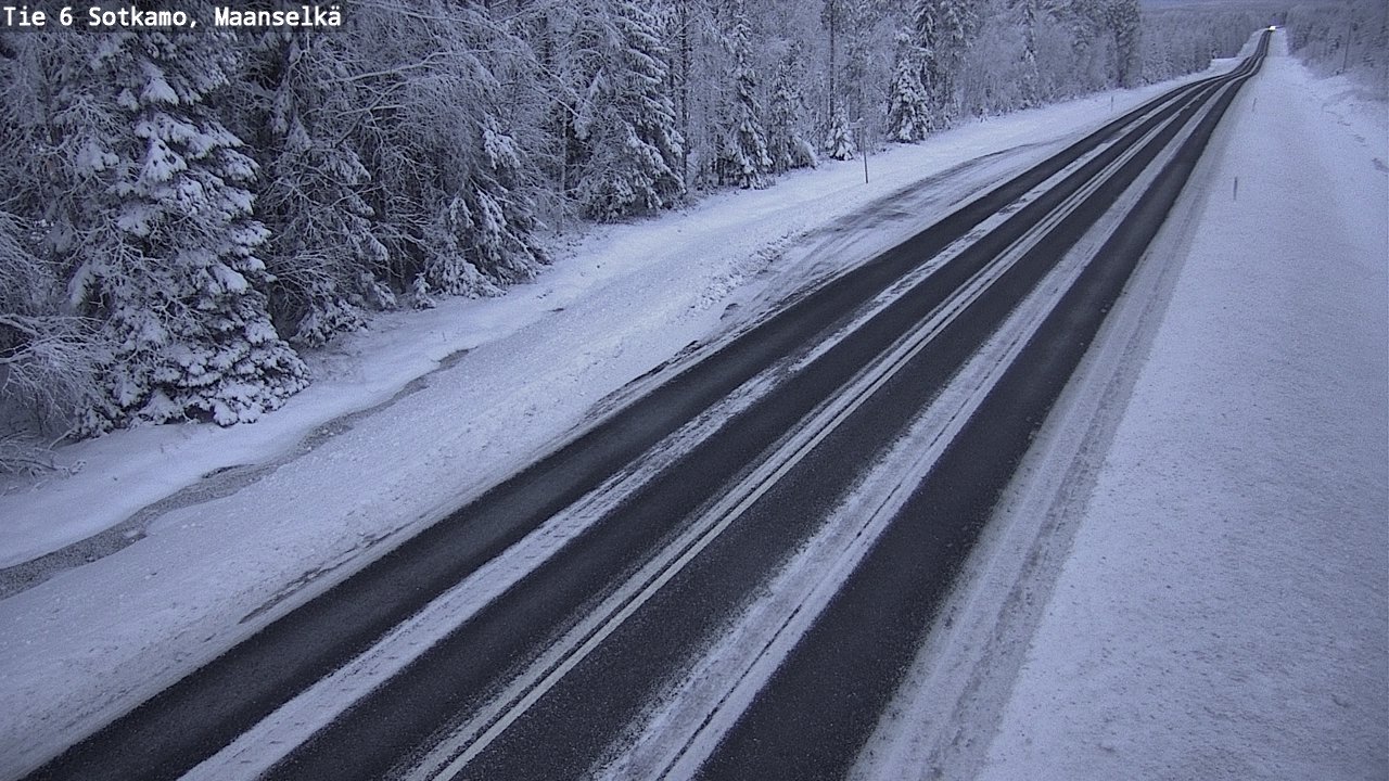 Kelikamerat Kuva Tie 6 Sotkamo, Maanselkä, Sotkamo, Kainuu