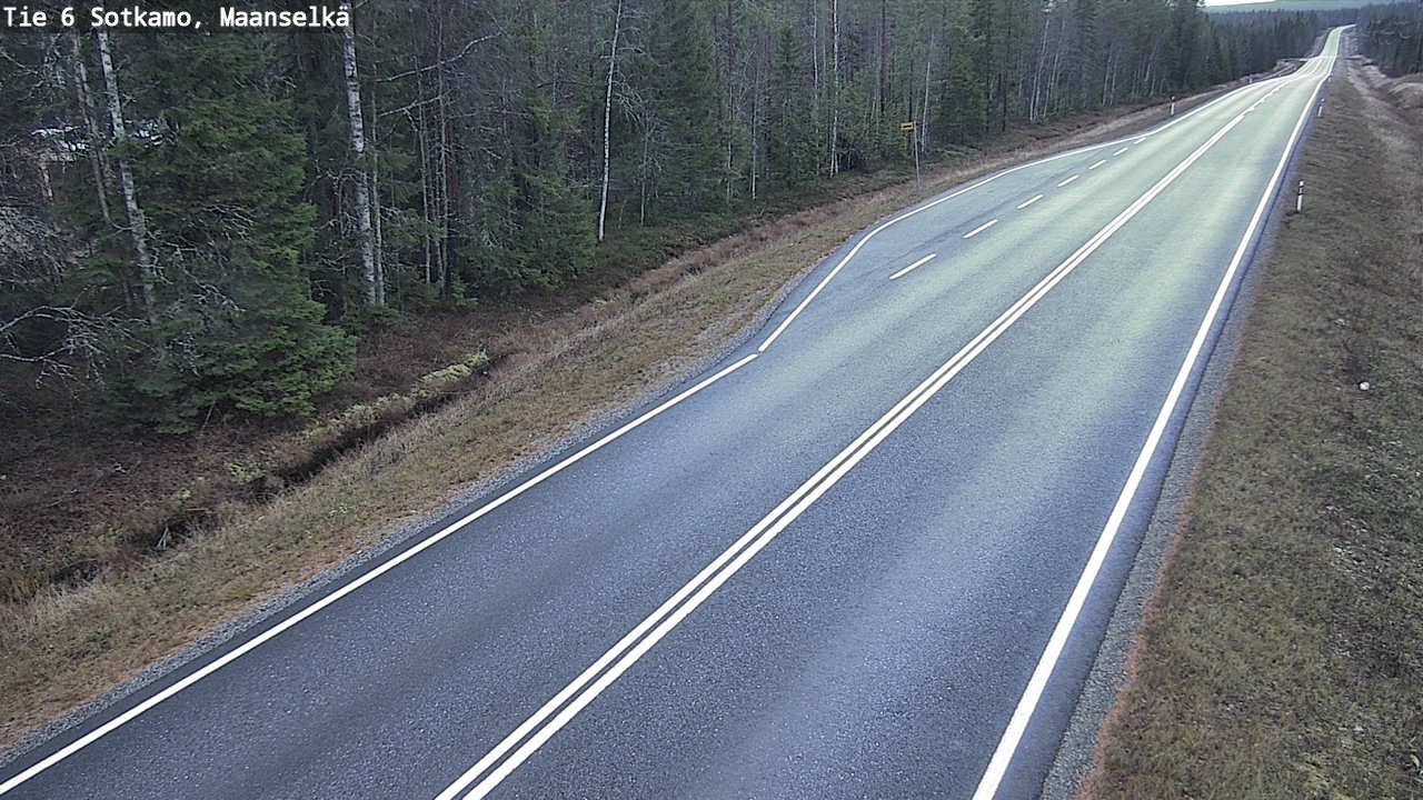 Kelikamerat Kuva Tie 6 Sotkamo, Maanselkä, Sotkamo, Kainuu