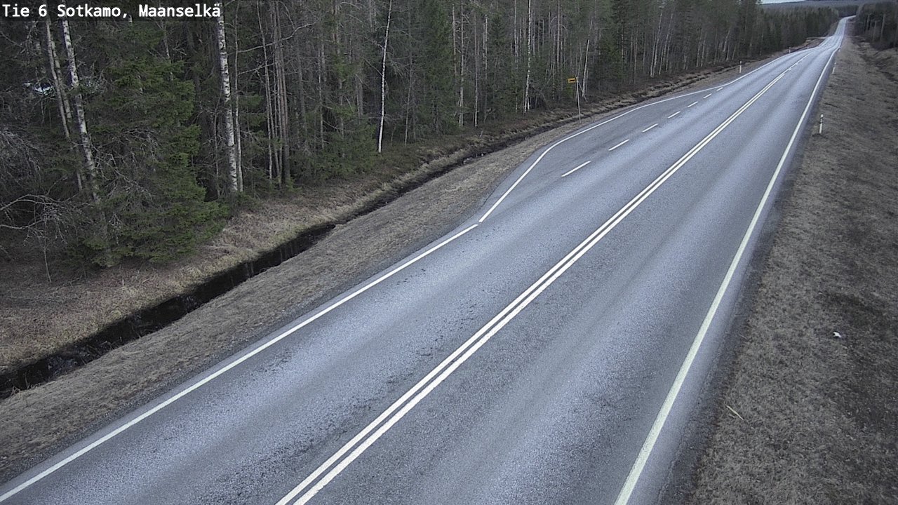 Kelikamerat Kuva Tie 6 Sotkamo, Maanselkä, Sotkamo, Kainuu