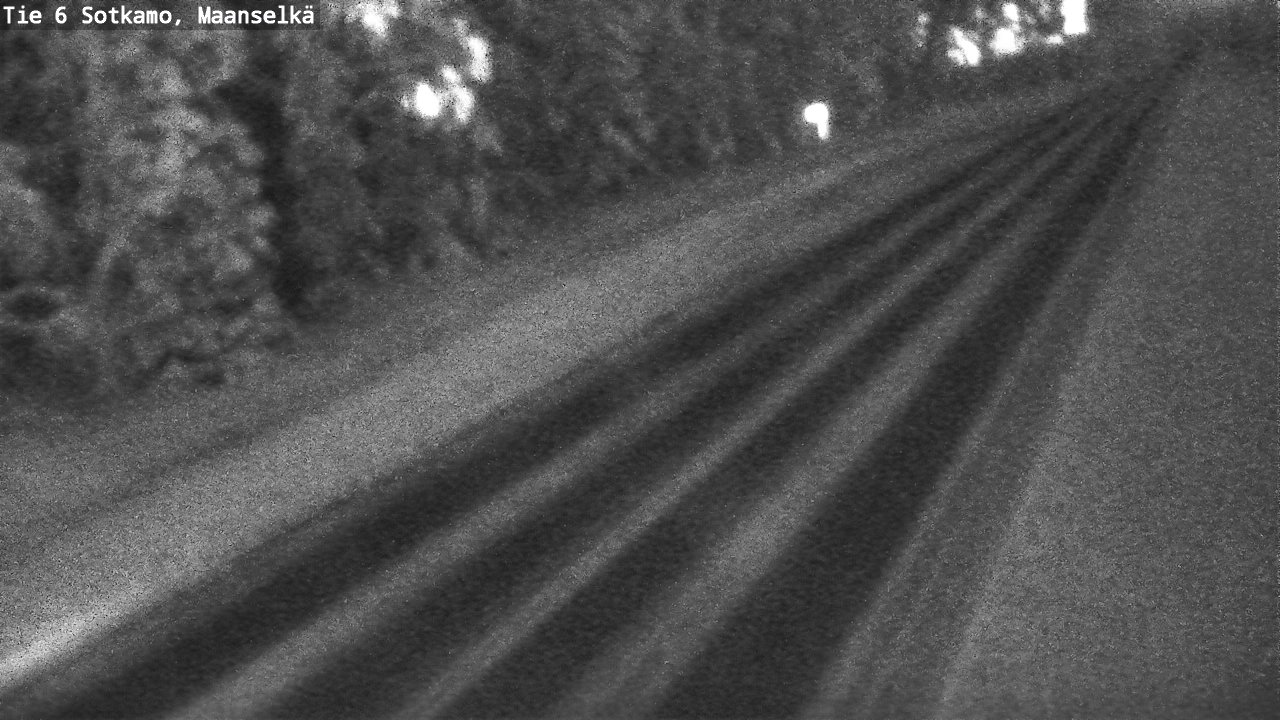 Weather Camera Image Väg 6 Sotkamo, Maanselkä, Sotkamo, Kainuu