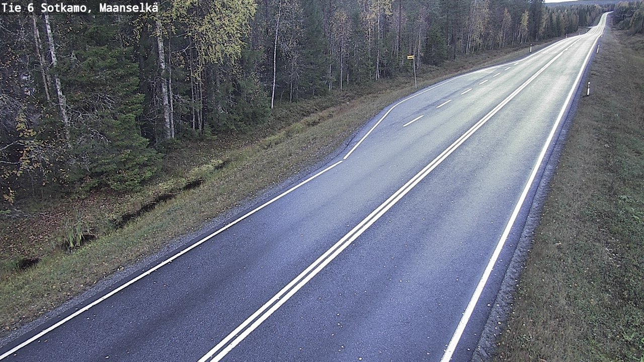 Weather Camera Image Road 6 Sotkamo, Maanselkä, Sotkamo, Kainuu