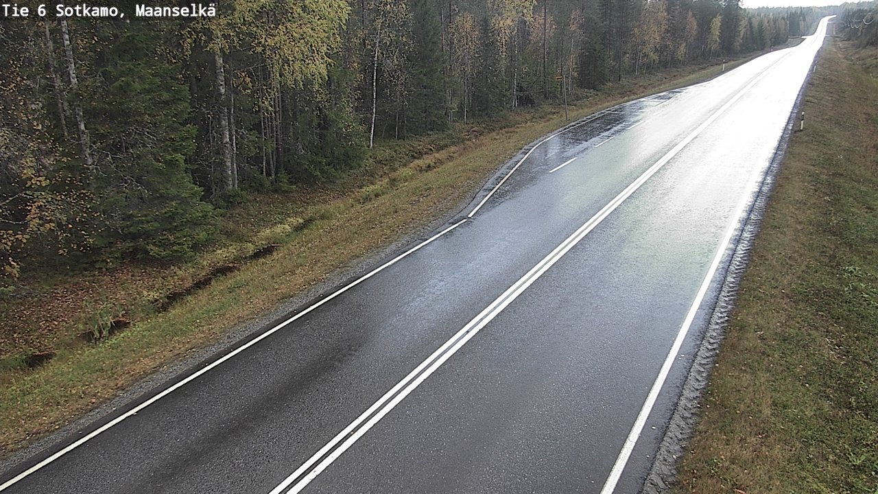 Kelikamerat Kuva Tie 6 Sotkamo, Maanselkä, Sotkamo, Kainuu
