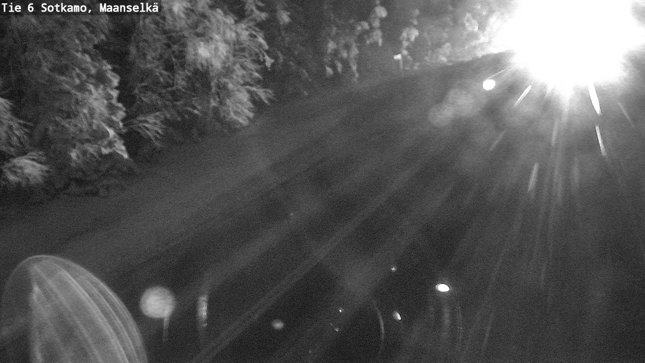 Weather Camera Image Väg 6 Sotkamo, Maanselkä, Sotkamo, Kainuu