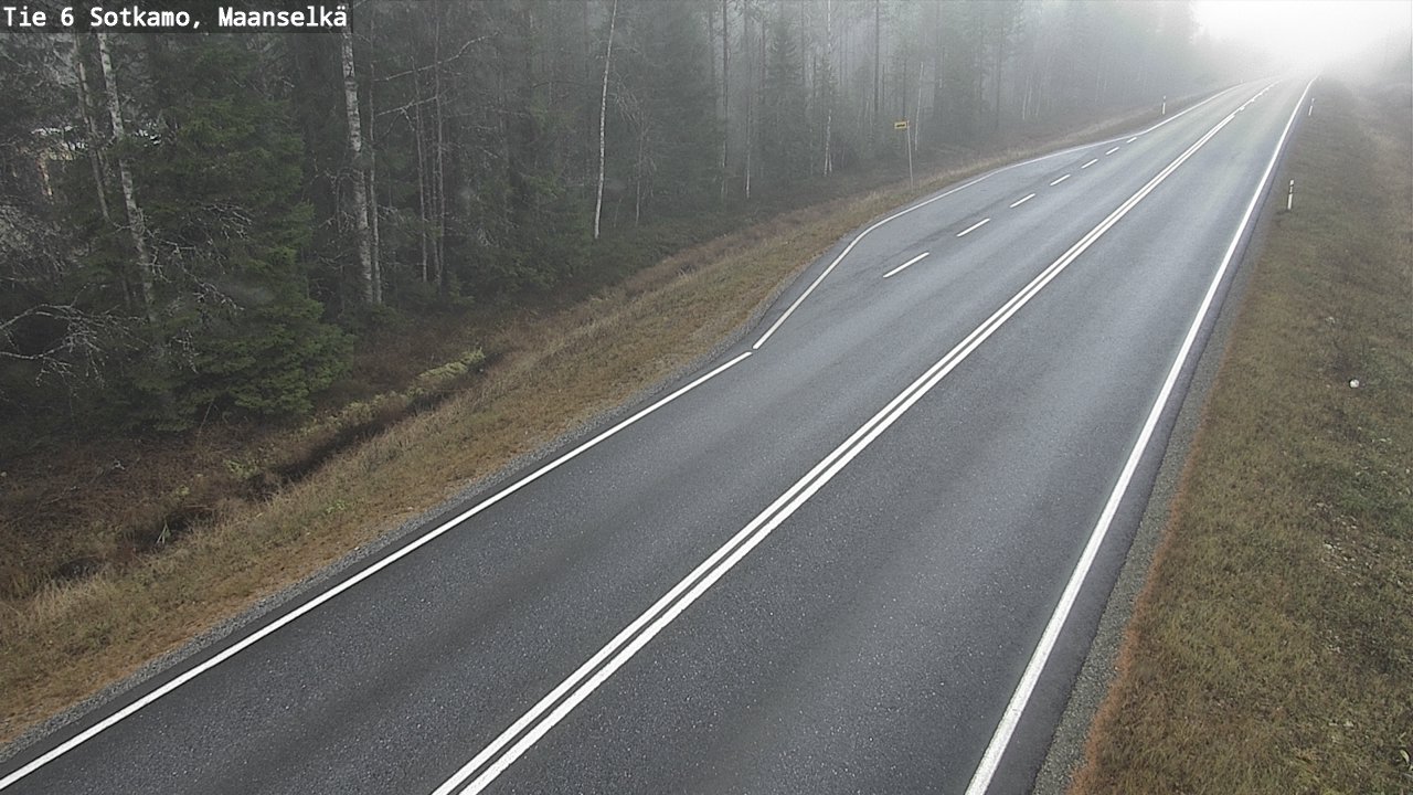 Kelikamerat Kuva Tie 6 Sotkamo, Maanselkä, Sotkamo, Kainuu