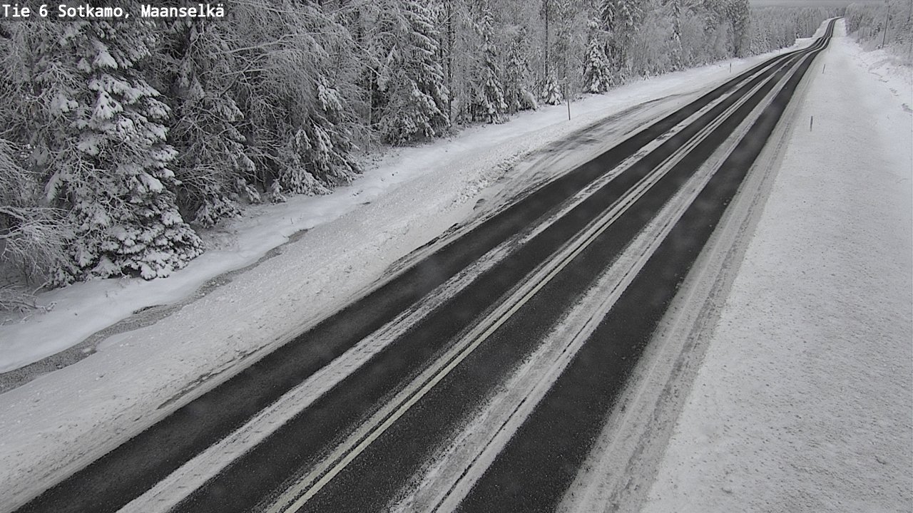 Kelikamerat Kuva Tie 6 Sotkamo, Maanselkä, Sotkamo, Kainuu