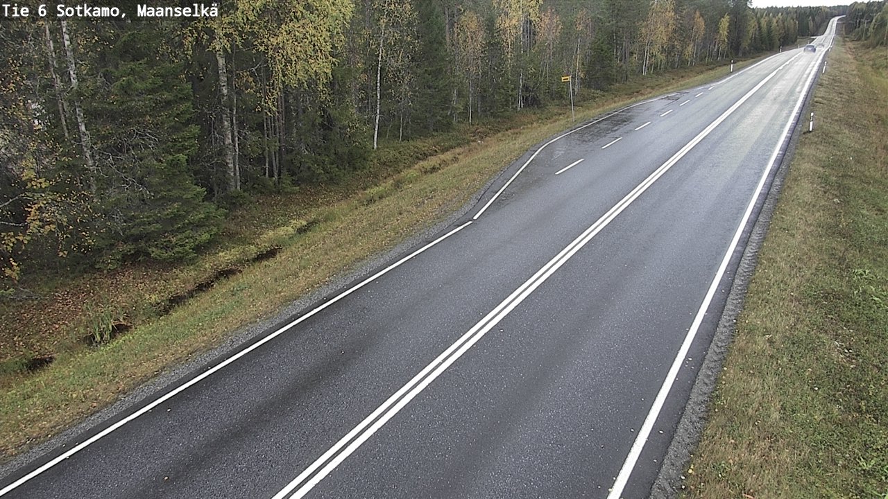 Kelikamerat Kuva Tie 6 Sotkamo, Maanselkä, Sotkamo, Kainuu