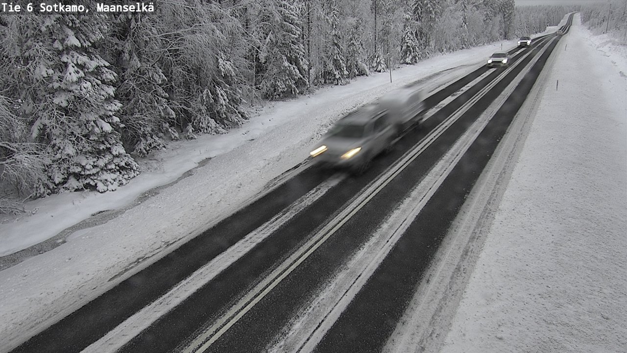 Kelikamerat Kuva Tie 6 Sotkamo, Maanselkä, Sotkamo, Kainuu