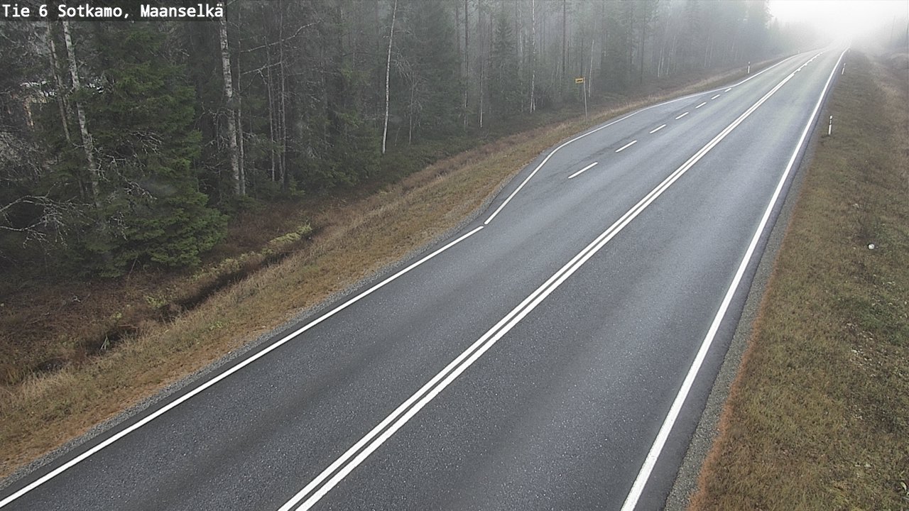 Kelikamerat Kuva Tie 6 Sotkamo, Maanselkä, Sotkamo, Kainuu