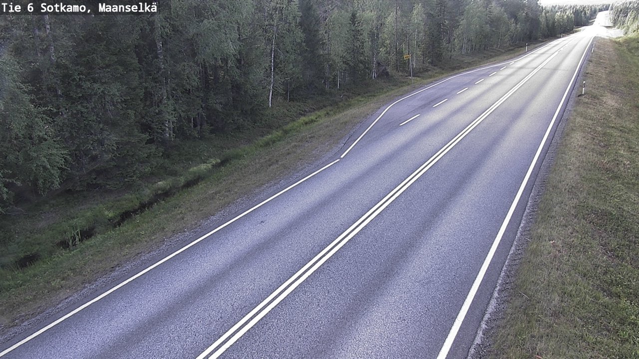 Kelikamerat Kuva Tie 6 Sotkamo, Maanselkä, Sotkamo, Kainuu