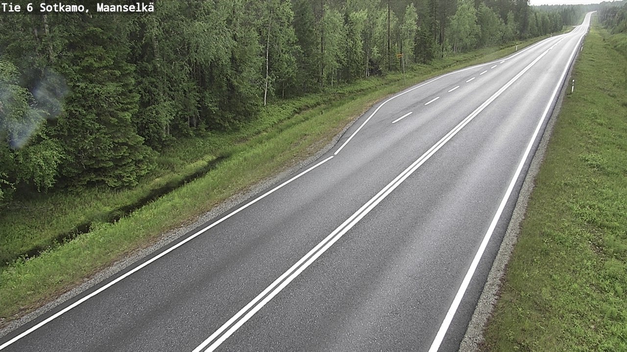 Weather Camera Image Road 6 Sotkamo, Maanselkä, Sotkamo, Kainuu