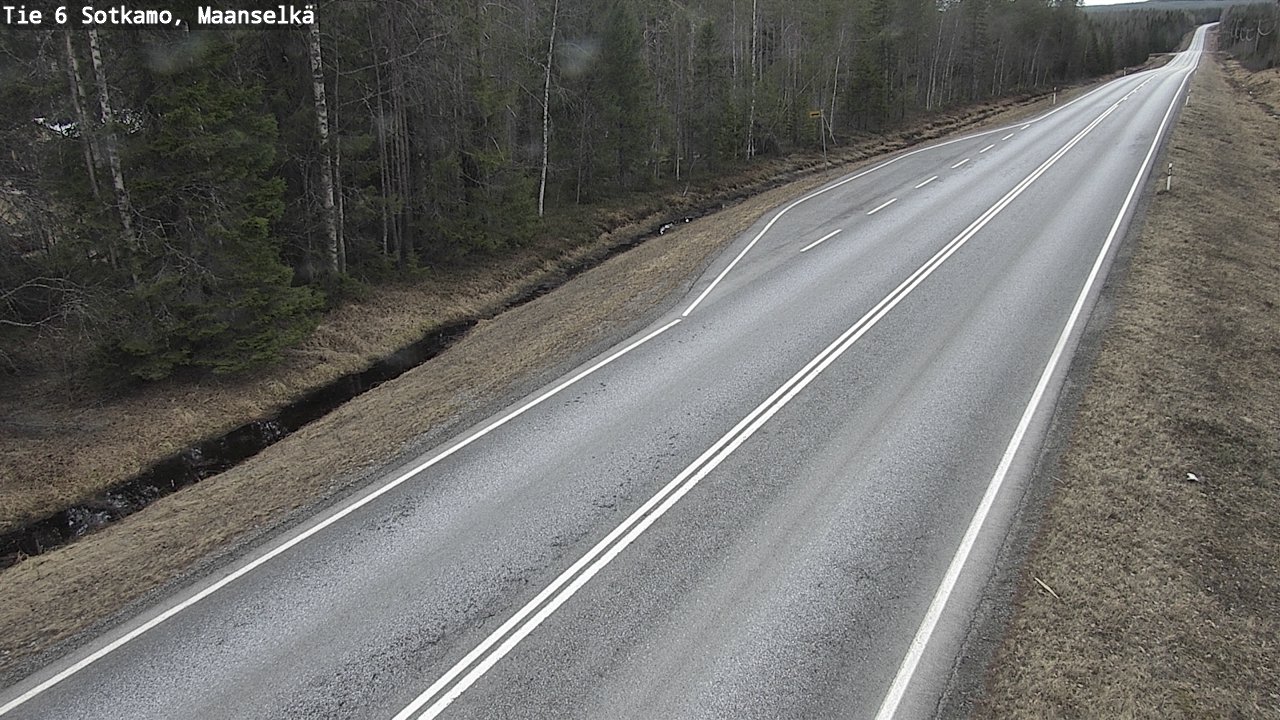 Kelikamerat Kuva Tie 6 Sotkamo, Maanselkä, Sotkamo, Kainuu