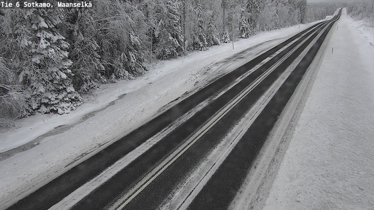 Kelikamerat Kuva Tie 6 Sotkamo, Maanselkä, Sotkamo, Kainuu