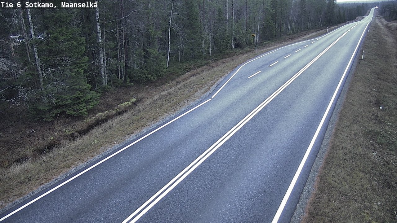 Kelikamerat Kuva Tie 6 Sotkamo, Maanselkä, Sotkamo, Kainuu