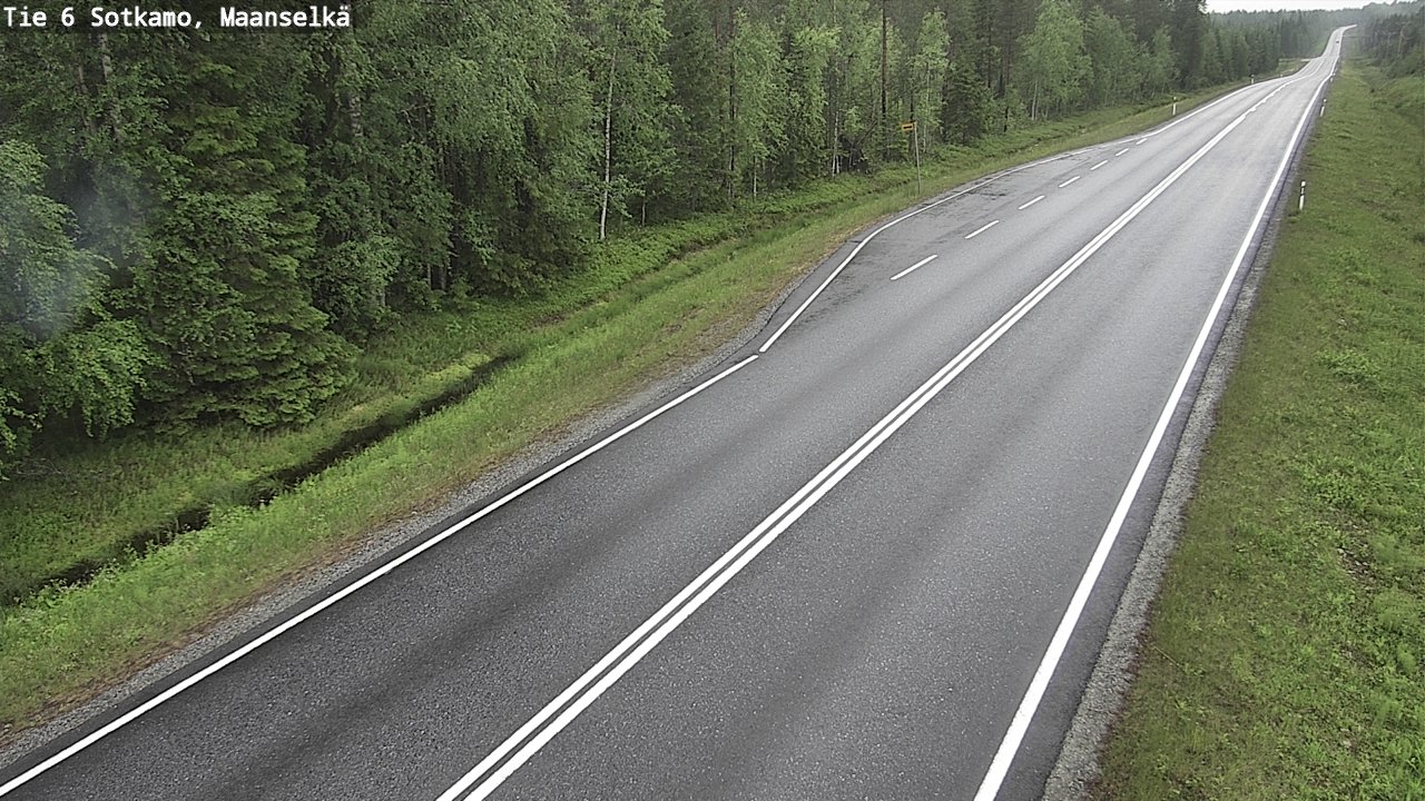 Kelikamerat Kuva Tie 6 Sotkamo, Maanselkä, Sotkamo, Kainuu