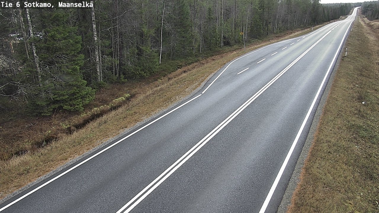 Kelikamerat Kuva Tie 6 Sotkamo, Maanselkä, Sotkamo, Kainuu
