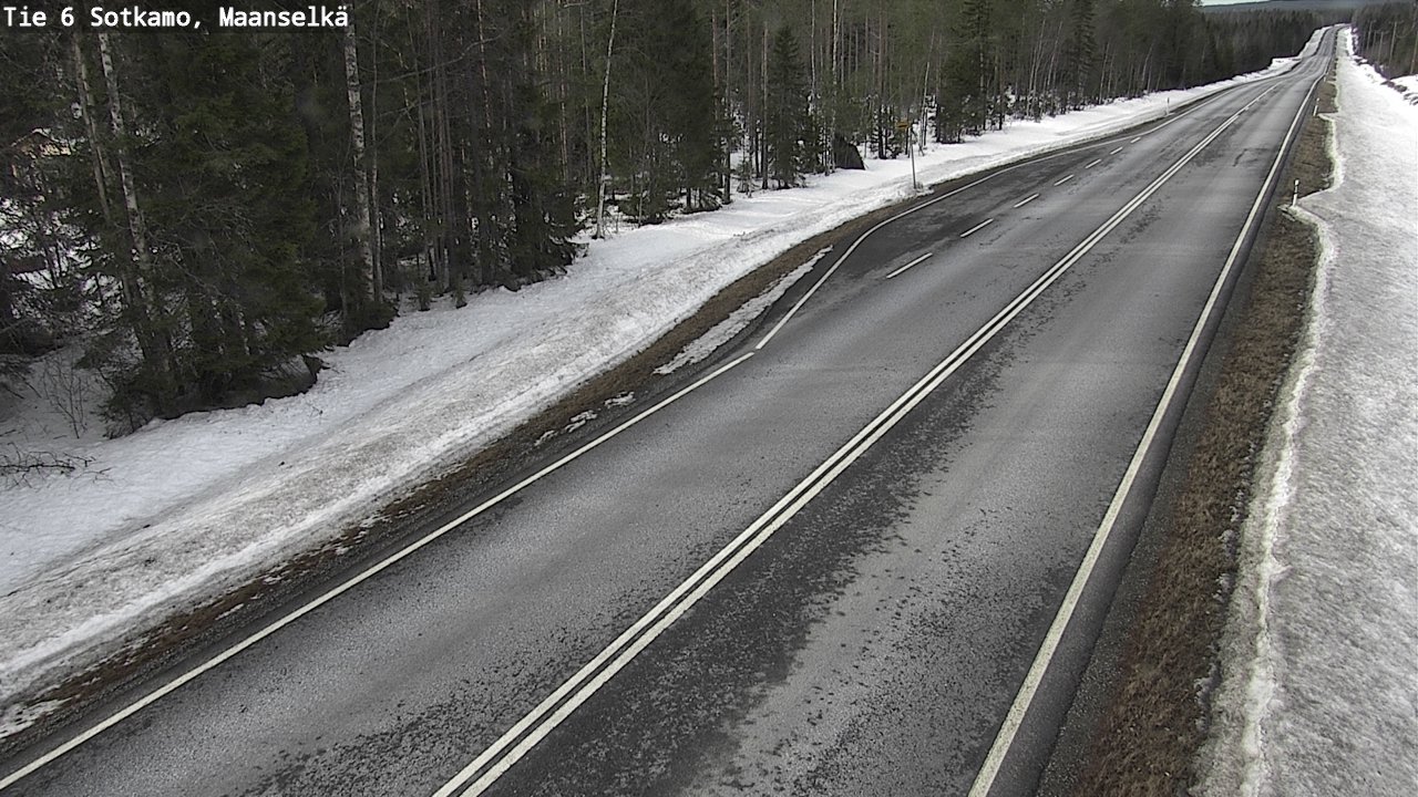 Weather Camera Image Road 6 Sotkamo, Maanselkä, Sotkamo, Kainuu