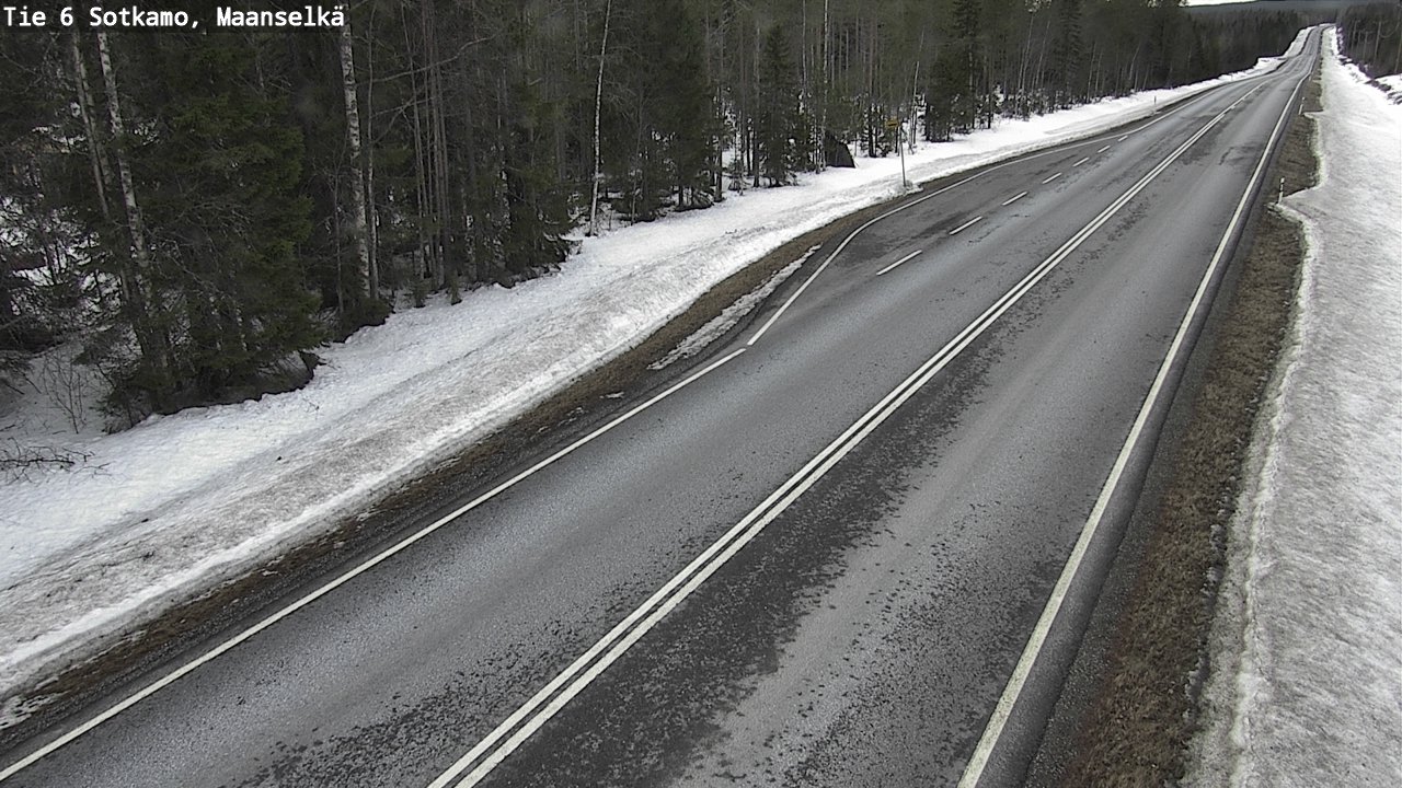 Weather Camera Image Road 6 Sotkamo, Maanselkä, Sotkamo, Kainuu
